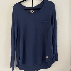 Lilly Pulitzer Luxletic Navy Top
